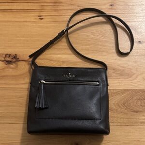 Kate Spade Black Leather Crossbody Bag